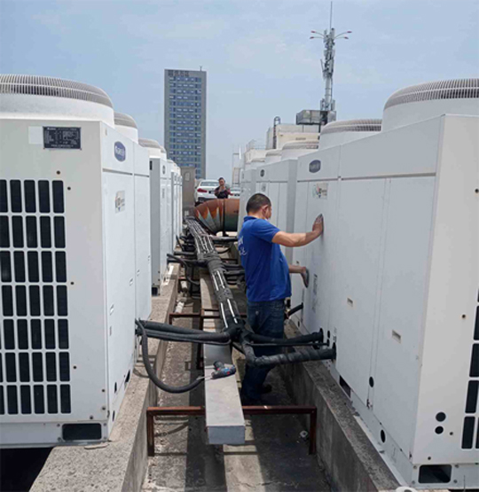 莎车中央空调制热和不制冷系统维修方法